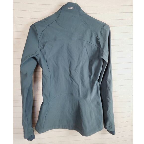 ICEBREAKER MERINO GT FULL ZIP JACKET IN TEAL, SZ XS - Picture 9 of 14